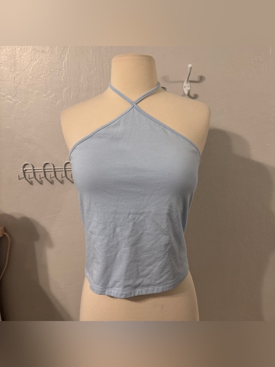 wild fable Tops - Light Blue Halter Top